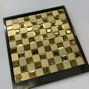 Gold Square Metal Mosaic Tile CM-MT-143 mosaic tile