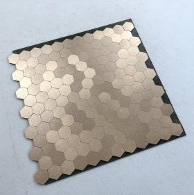 Silver White Square Metal Mosaic Tile CM-MT-148 mosaic tile