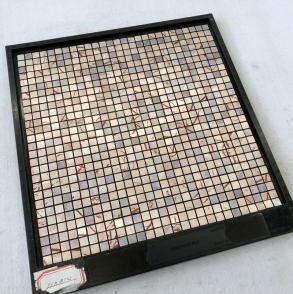 Silver White Square Metal Mosaic Tile CM-MT-178 mosaic tile