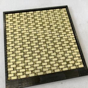 Gold Square Metal Mosaic Tile CM-MT-184 mosaic tile