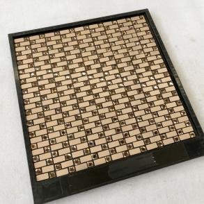 Copper Bronze Square Metal Mosaic Tile mosaic tile