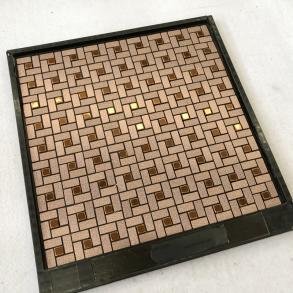 Copper Bronze Square Metal Mosaic Tile CM-MT-188 mosaic tile