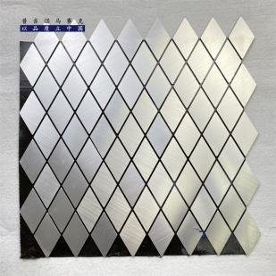 Silver White Diamond Metal Mosaic Tile mosaic tile