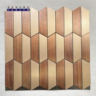 Rose Gold Long Hexagon Metal Mosaic Tile mosaic tile