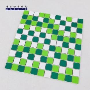 Green Square Metal Mosaic Tile CM-MT-316 mosaic tile