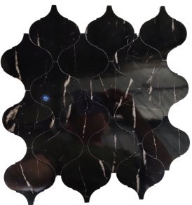 Black Wavy Metal Mosaic Tile mosaic tile