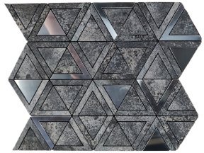 Silver Grey Triangle Metal Mosaic Tile CM-MT-436 mosaic tile