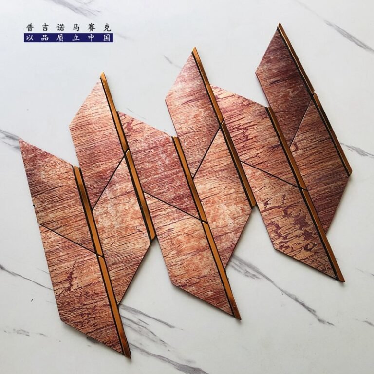 Bronze Copper Leaf Metal Mosaic Tile mosaic tile