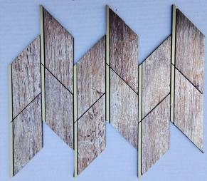 Silver White Leaf Metal Mosaic Tile CM-MT-460 mosaic tile