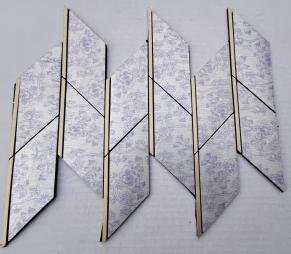 White and Silver Leaf Metal Mosaic Tile CM-MT-462 mosaic tile