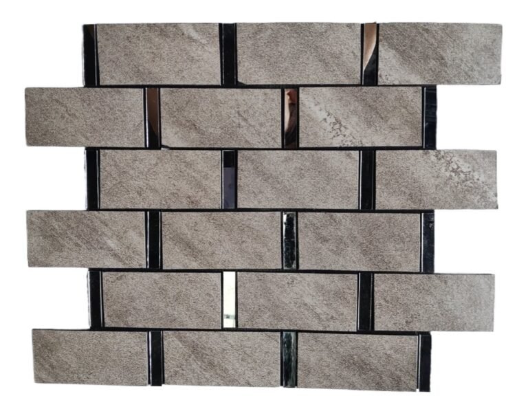 Grey Silver Strip Metal Mosaic Tile mosaic tile