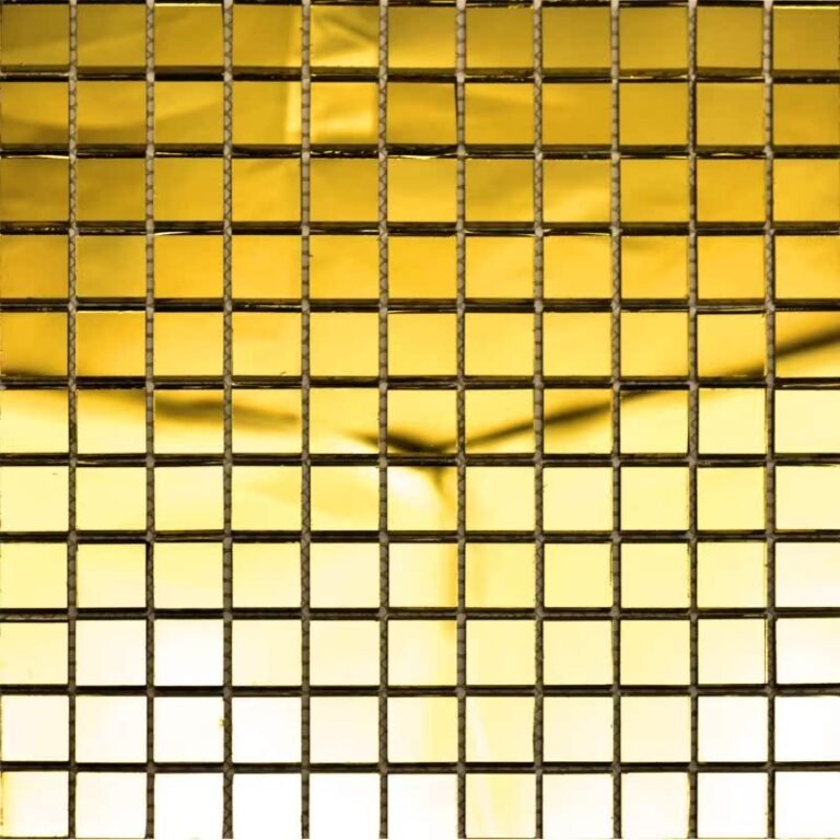 CM-ZQ-064 Gold Mixed Format Self-Adhesive Glass Mosaic Tile mosaic tile