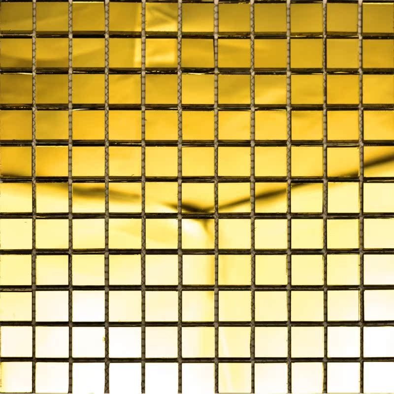 CM-ZQ-064 Gold Mixed Format Self-Adhesive Glass Mosaic Tile mosaic tile